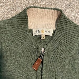 Men’s Peter Millar 100% Cashmere Green Sweater Vest